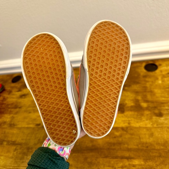 Vans Old Skool Gray Pink Ward V sneakers size 10 toddler - Picture 5 of 6